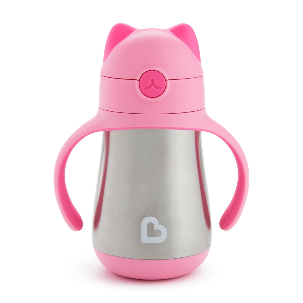 Cool Cat™ Stainless Steel Straw Cup, 8oz (XDEW)