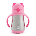 Cool Cat™ Stainless Steel Straw Cup, 8oz (XDEW)