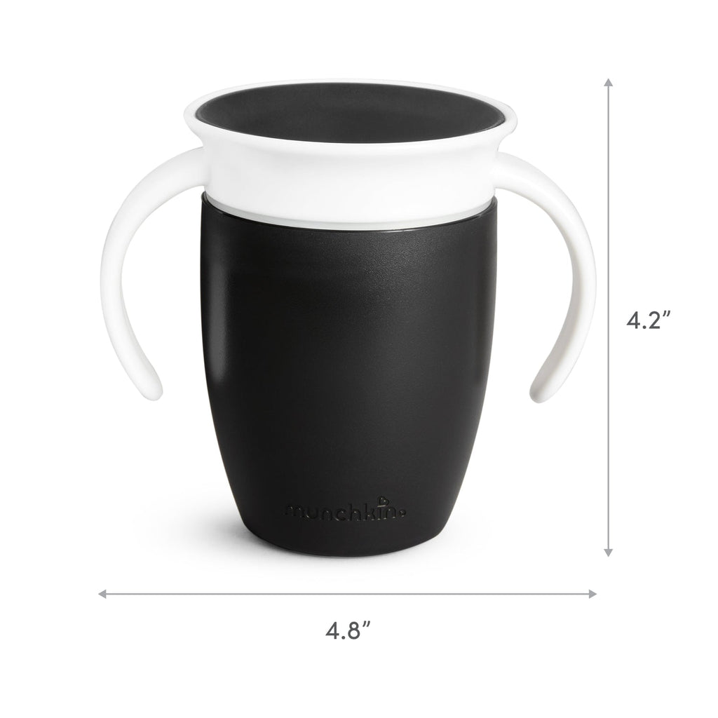 Miracle® 360° Black & White Trainer Cup, 7oz, 2pk (4OG8)