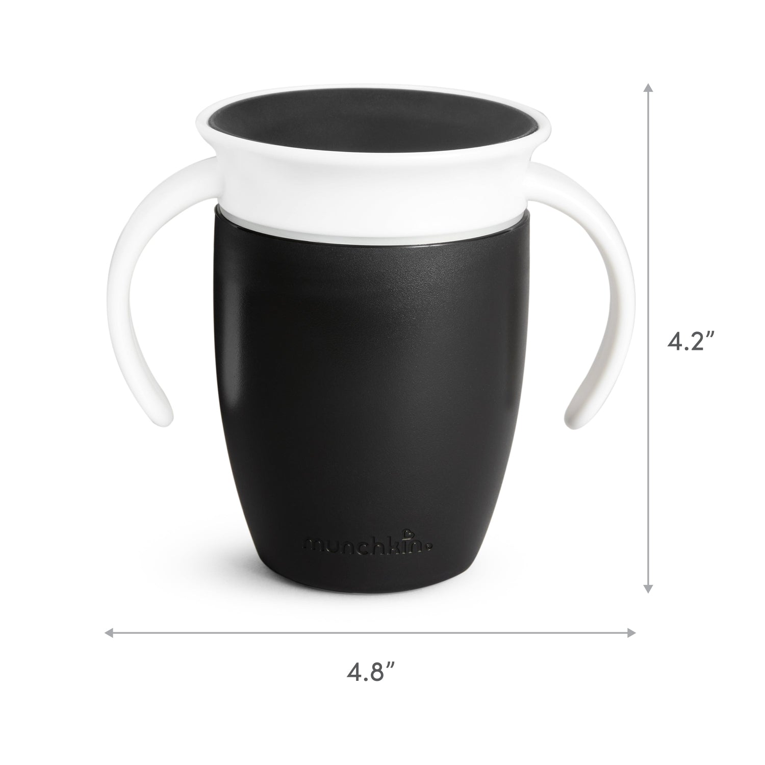 Miracle® 360° Black & White Trainer Cup, 7oz, 2pk (4OG8)