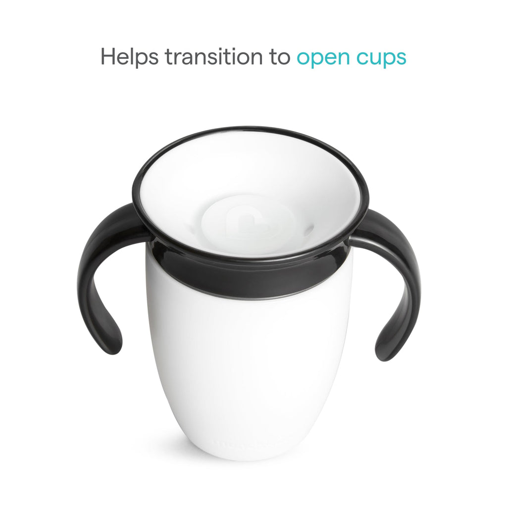 Miracle® 360° Black & White Trainer Cup, 7oz, 2pk (4OG8)