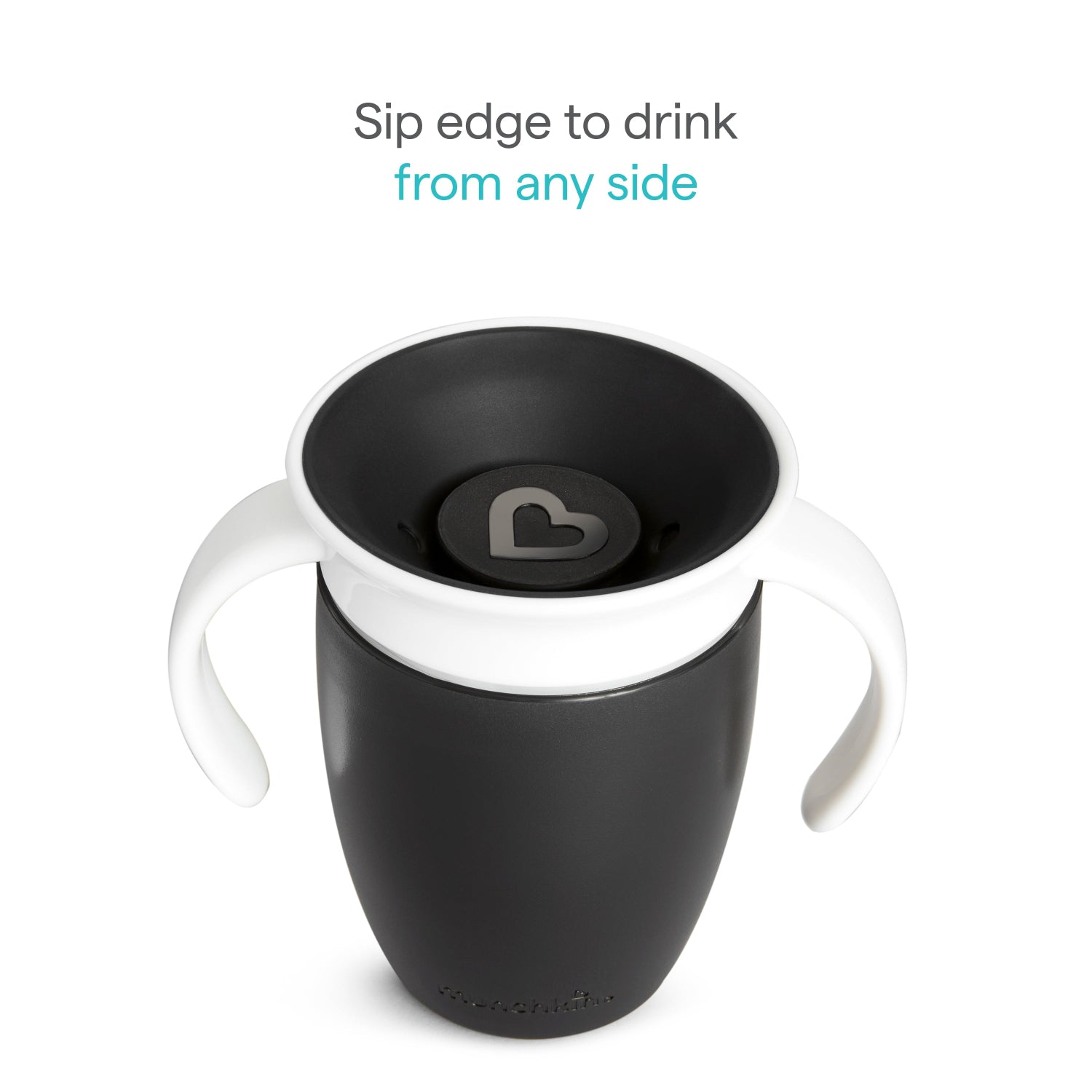 Miracle® 360° Black & White Trainer Cup, 7oz, 2pk (J037)