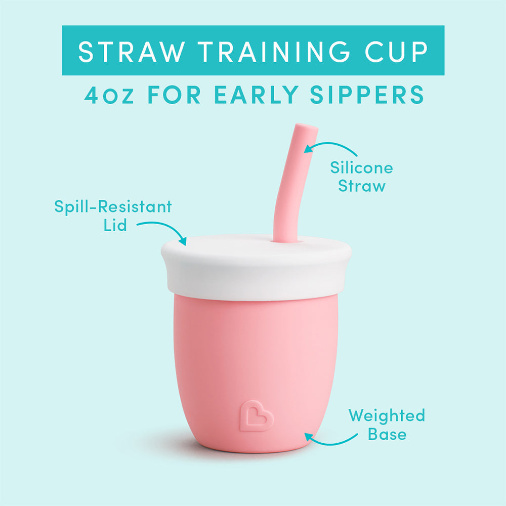 C’est Silicone!™ Training Cup with Straw, 4oz (644U)