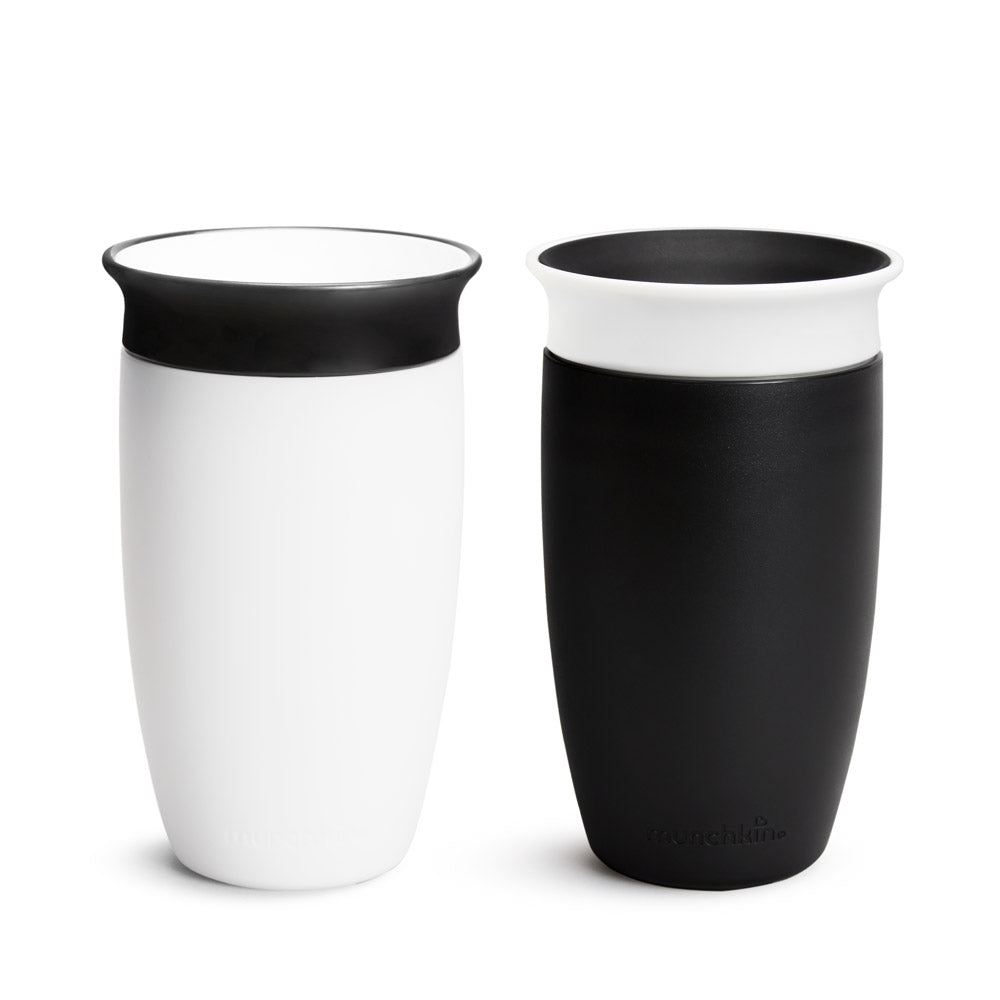 Miracle® 360° Black & White Sippy Cup, 10oz, 2pk (204P)